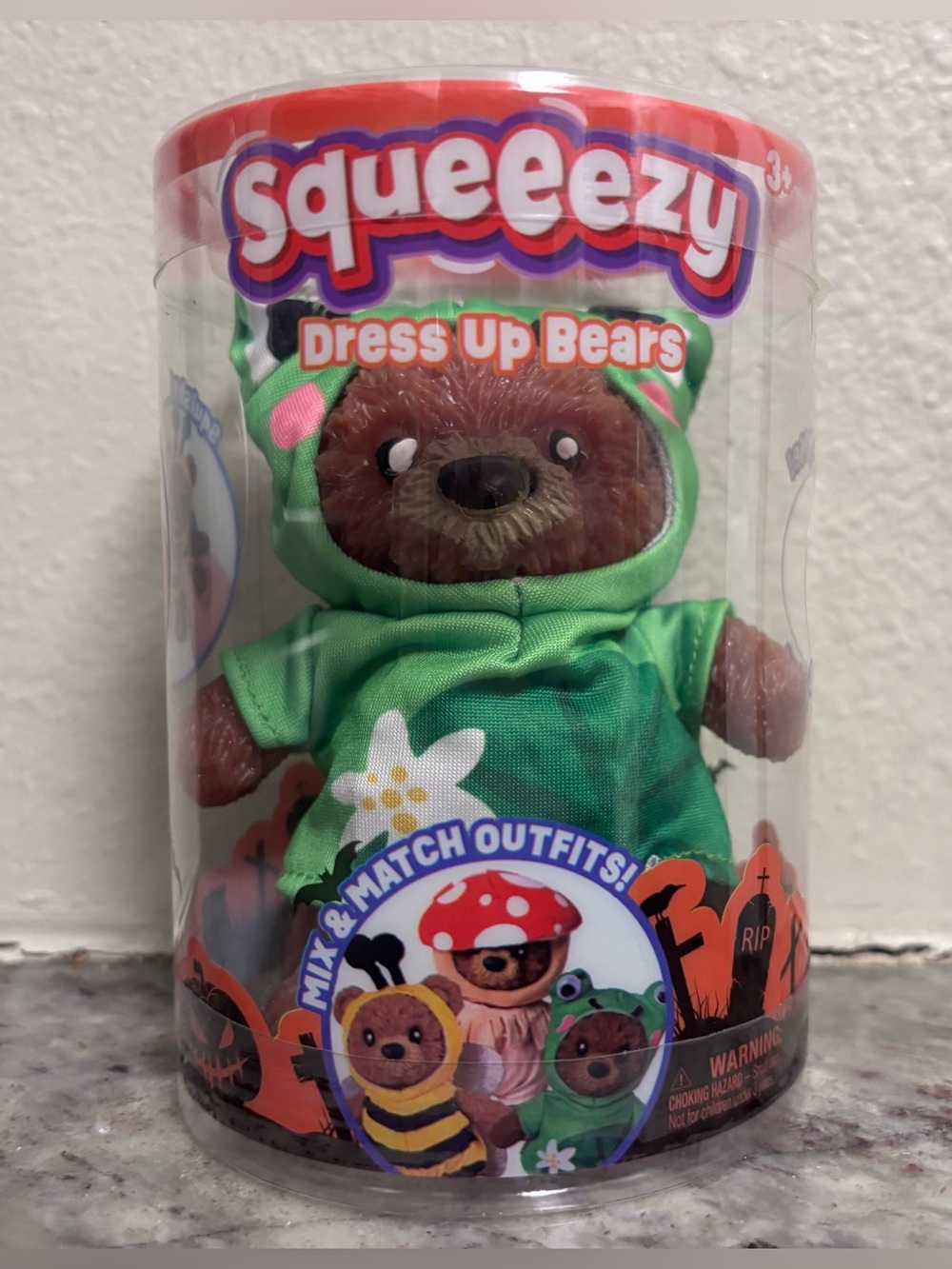 Sunny Days Squeezy Dress Up Bear - Frog Costume